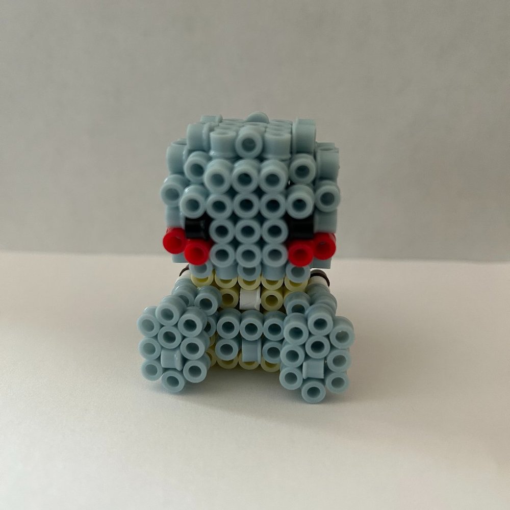 3D Perler Bead Figurine of Squirtle